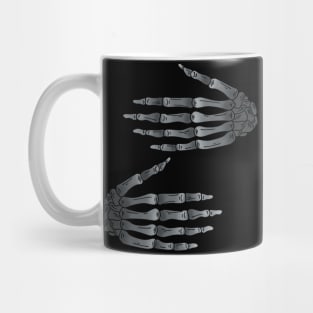 Skeleton Hands shirt,skull hand,  halloween skeleton Mug